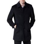 Manteau homme de marque revers manteau en laine daffaires homme longueur manteau de mode manteau duffle ... Manteau homme de marque revers manteau en laine daffaires homme longueur manteau de mode manteau duffle ...