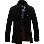 Manteau homme de marque plus de velours manteau col standup manteau homme en laine mlange duffle coat ...