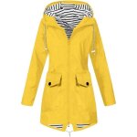 Manteau impermable et respirant avec capuche pliable - longue veste de pluie pour femme - grandes tailles ...