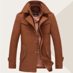 Manteau laine homme business gris suit collar longue single - breasted veste pour hommes hiver marque ... Manteau laine homme business gris suit collar longue single - breasted veste pour hommes hiver marque ...