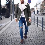 Manteau en laine - smart button - trench long - chaud - hiver - gris Manteau en laine - smart button - trench long - chaud - hiver - gris