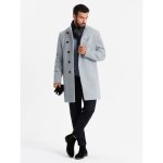 Manteau long et ajusté - ombre - pour homme - gris Manteau long et ajusté - ombre - pour homme - gris
