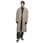 Manteau long urban classics - gris - coupe oversize décontractée avec épaules allongées - homme Manteau long urban classics - gris - coupe oversize décontractée avec épaules allongées - homme
