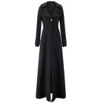 Manteau longue tranchée pour femmes - funmoon - col revers - manches longues - automne hiver xs - 2xl ... Manteau longue tranchée pour femmes - funmoon - col revers - manches longues - automne hiver xs - 2xl ...