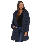 Manteau doudoune matelass� � capuche amovible avec cordons. mod�le � 2 poches et fermeture zipp�es. pour ...