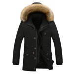 Manteau noir homme hiver xxl