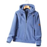 Manteau polaire - blue - homme / femme - doux et confortable - automne / hiver