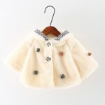 Manteau princesse bb fille - coton - automne / hiver 2017 - beige