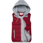 Manteaux sans manche femme - coupe - vent - gilet matelass - blanc - hiver