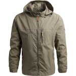 Manteau de sport pour homme - funmoon - alpinisme - kaki - manches longues - montagne Manteau de sport pour homme - funmoon - alpinisme - kaki - manches longues - montagne