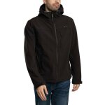 Manteau - superdry - hooded softshell trekker - noir - manches longues - respirant