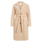 Manteau vila - blanc - femme - manches longues - col � revers - fermeture boutons