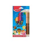 Maped - 12 crayons de couleur colorpeps world + 3 crayons duo couleur Maped - 12 crayons de couleur colorpeps world + 3 crayons duo couleur