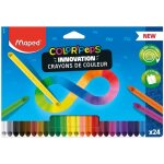Crayons de couleur - maped - colorpeps infinity - 24 crayons - 100% mine - auto afftants