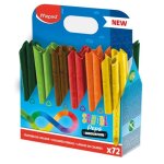 Crayons de couleur - maped - colorpeps infinity - 72 crayons - 100% mine - auto - afftant
