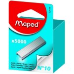 Agrafes - maped - n�10 - bo�te de 5000 - couleur gris - mixte