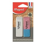 Maped - gomme dessin + duo gom blister