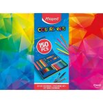 Kit de coloriage - maped - colorpeps - 150 pi�ces - crayons + feutres + craies