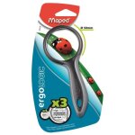 Loupe de lecture ronde - maped - ergologic - grossissement x3 - verre optique anti - dformation