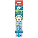 Maped r�gle plate incassable - 15 cm