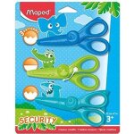 Maped - set de 3 ciseaux créatifs kidicraft 12 cm - 3 formes de découpe - sécurité - bouts ronds - lames ... Maped - set de 3 ciseaux créatifs kidicraft 12 cm - 3 formes de découpe - sécurité - bouts ronds - lames ...