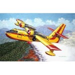 Maquette avion canadair cl. 215 - heller - echelle 1 / 72�me - jaune - multicolore