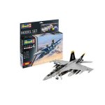 Maquette avion f / a - 18f super hornet - 1 / 72 - revell 63834 - cockpit biplace - 97 pices