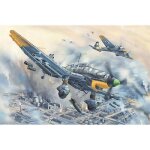 Trumpeter - maquette avion junkers ju - 87d - 5 stuka trumpeter 02424 1 / 24me maquette char promo - ...