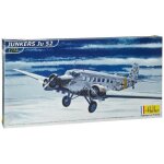 Maquette avion militaire junker ju 52 heller - echelle 1 / 72 - 101 pi�ces