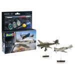 Maquette avion - revell - messerschmitt bf109e & ju87b stuka - 1:144 - 39 pi�ces - int�rieur