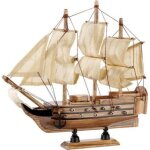 Maquette bateau amiral - playtastic - bois non trait - 70 pices - enfant