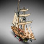 Maquette bateau en bois : blackbeard
