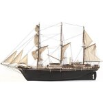 Maquette de bateau en bois - endurance - 1 / 70 - coloris unique - 75. 4 x 21. 6 x 44. 6 cm