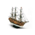 Maquette bateau en bois : h. m. s. bounty