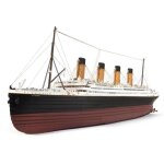 Maquette bateau en bois : rms titanic