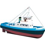 Maquette bateau bois - soclaine - le remorqueur 1 / 10 - modle navigant radiocommandable