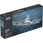 Maquette bateau : porte avion charles de gaulle 2001 - echelle 1 / 400 - 140 pieces - set collection ...