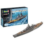 Maquette de bateau militaire - revell - uss new jersey - 1 / 1200 - 45 pi�ces - int�rieur / ext�rieur ...