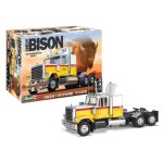 Maquette camion - revell - semi - remorque chevy bison - 70 pices - 1 / 32 chelle - blanc