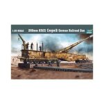 Maquette canon sur rails allemand 280mm k5(e) leopold 2me gm