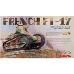 Maquette - meng - ft - 17 - char l�ger fran�ais - �chelle 1 / 35 - dimensions 142 x 51 cm