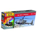 Maquette h�licopt�re : starter set : sa 342 gazelle