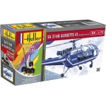 Maquette h�licopt�re - heller - sa alouette iii gendarmerie - echelle 1 / 72