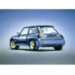 Maquette - heller - renault 5 turbo - enfant - 15 ans - gar�on - rouge - int�rieur