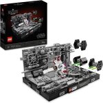 Maquette lego star wars - lego - 75329 - diorama toile de la mort - chasseur tie - chasseur x - wing ...