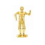 Maquette en m�tal c - 3po dor� star wars - metal earth - mod�le � construire en m�tal - licence star ...