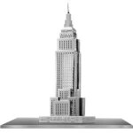 Maquette en m�tal - iconx - empire state building - gris - � partir de 14 ans - mixte