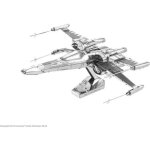 Maquette mtal - star wars : vaisseau x - wing poe dameron - mtal earth argent