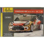 Maquette de voiture - heller - citroen ds3 wrc - saison 2013