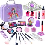 Maquillage enfant jouet fille - princesse - jouet enfant - rose - 4 ans et plus - kit lavable